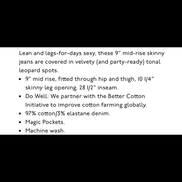 Madewell 9" Mid-Rise Skinny Jeans Size 23 - Picture 9 of 9